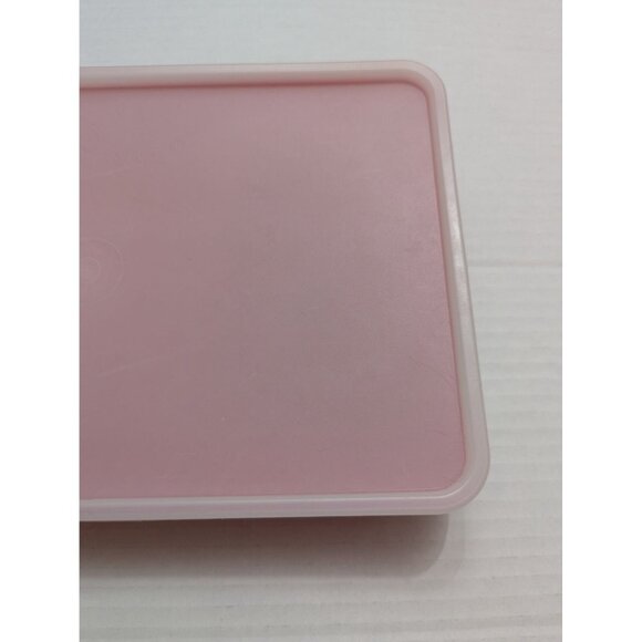 Tupperware Red 1292-1 Hot Dog Bacon Deli Meat Keeper Marinade With Lid - Picture 2 of 9